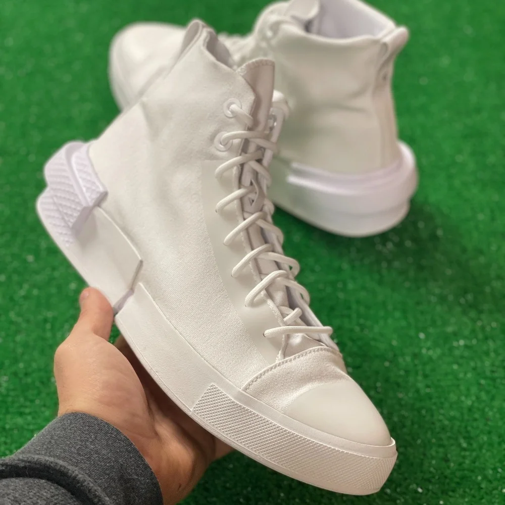 Converse CX Disrupt Hi Mens Casual Sneakers Shoes Triple White 171757C NEW Sz 7 - Picture 1 of 8